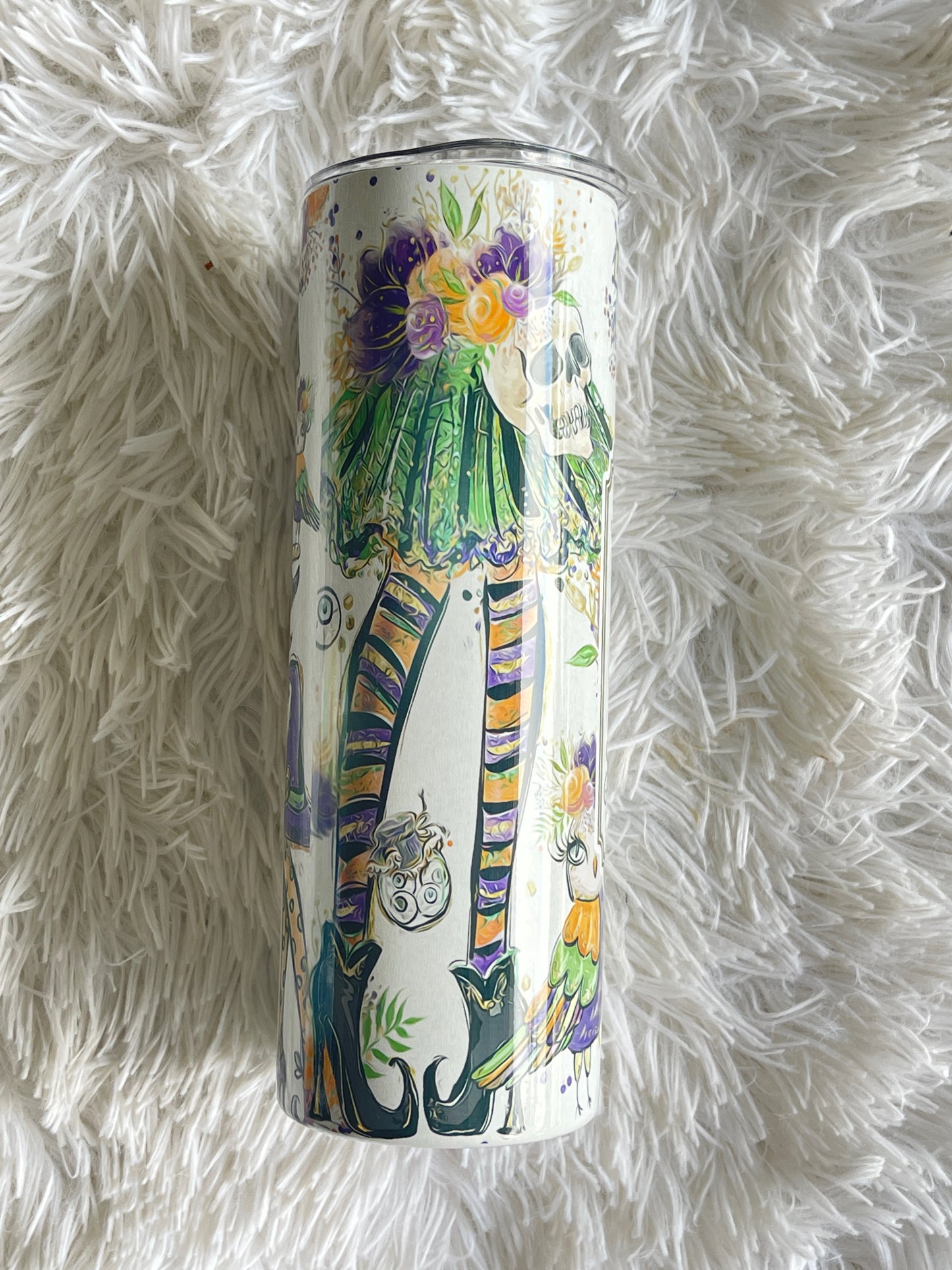 20oz Black Flame Tumbler