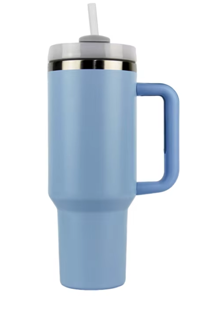 🐶 Dog Mom 40oz Laser Engraved Stainless Tumbler – Many Colors Available