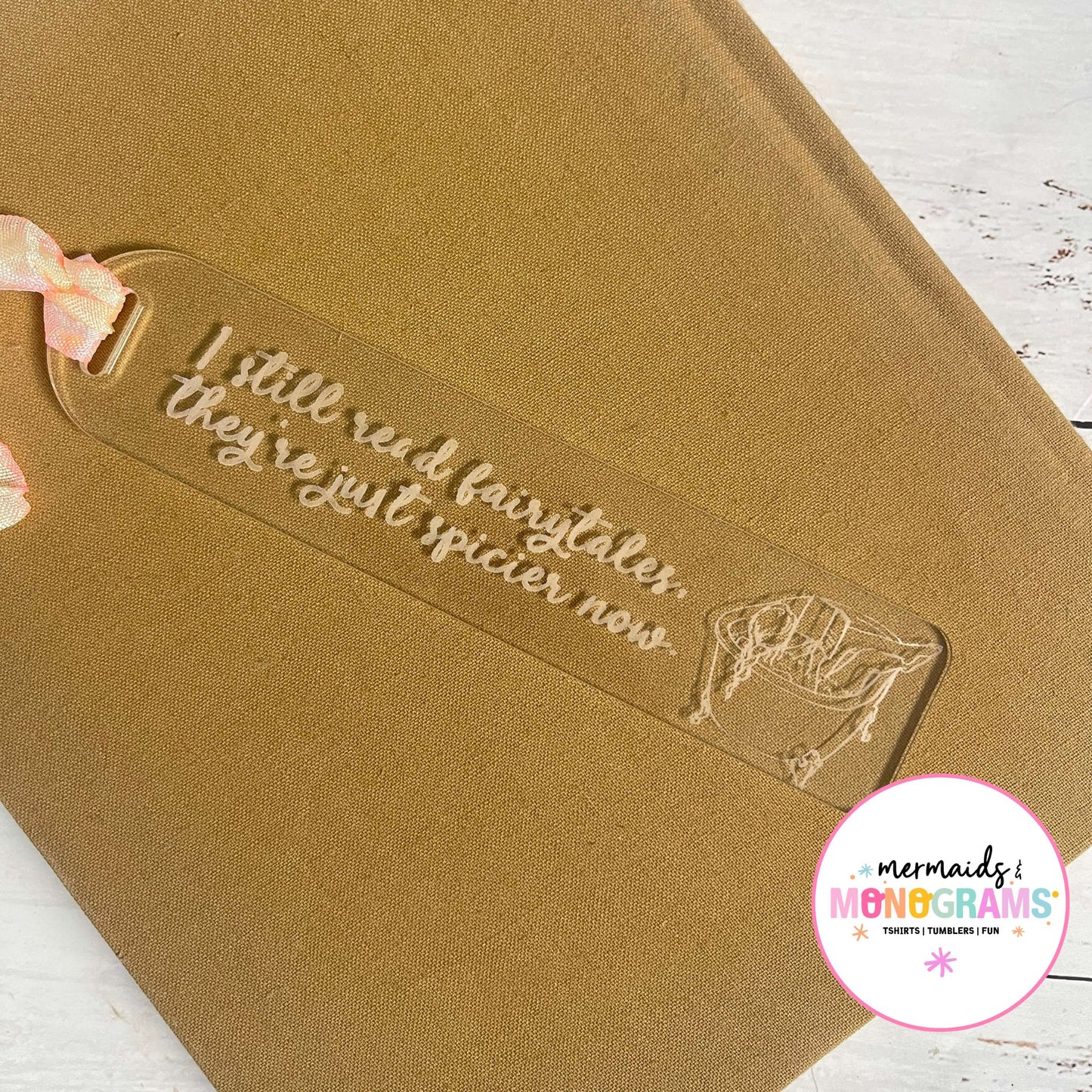 Laser Engraved Acrylic Bookmarks – Smut Reader Edition