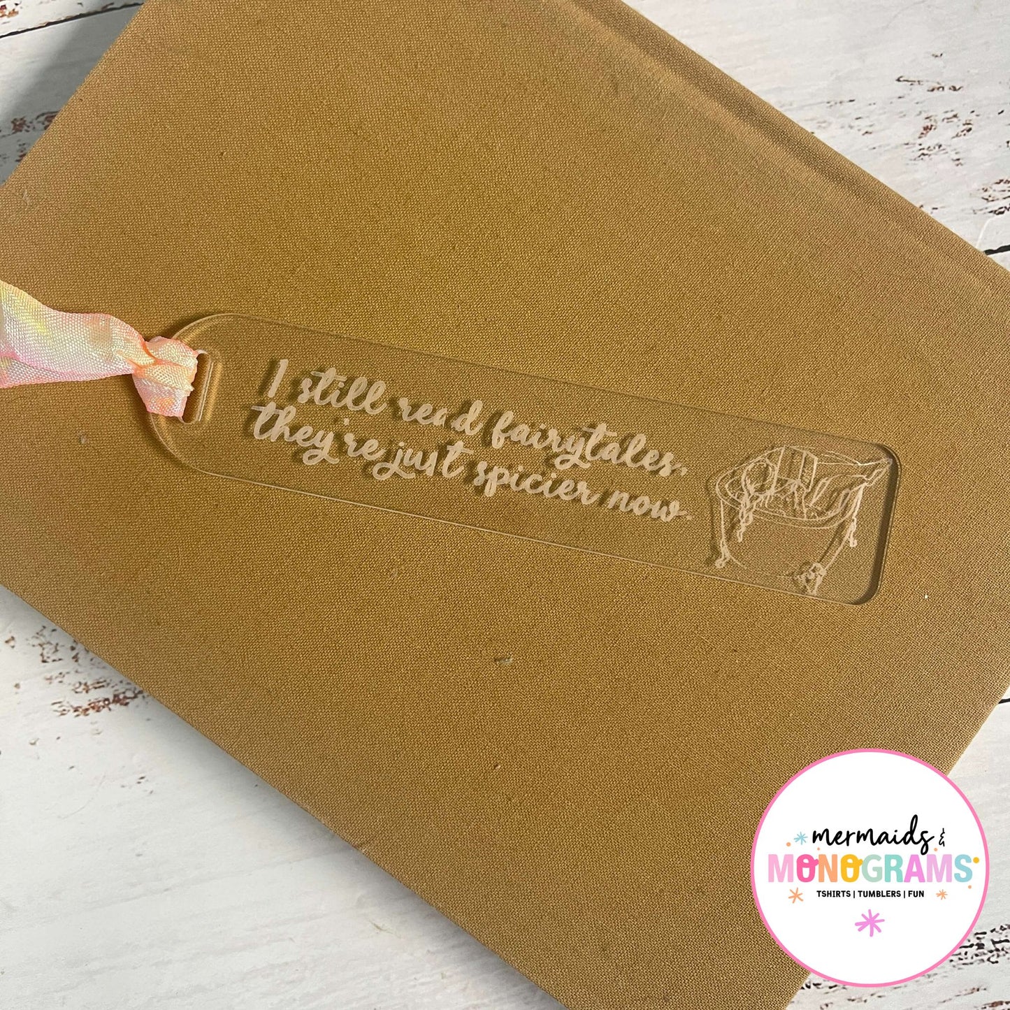 Laser Engraved Acrylic Bookmarks – Smut Reader Edition