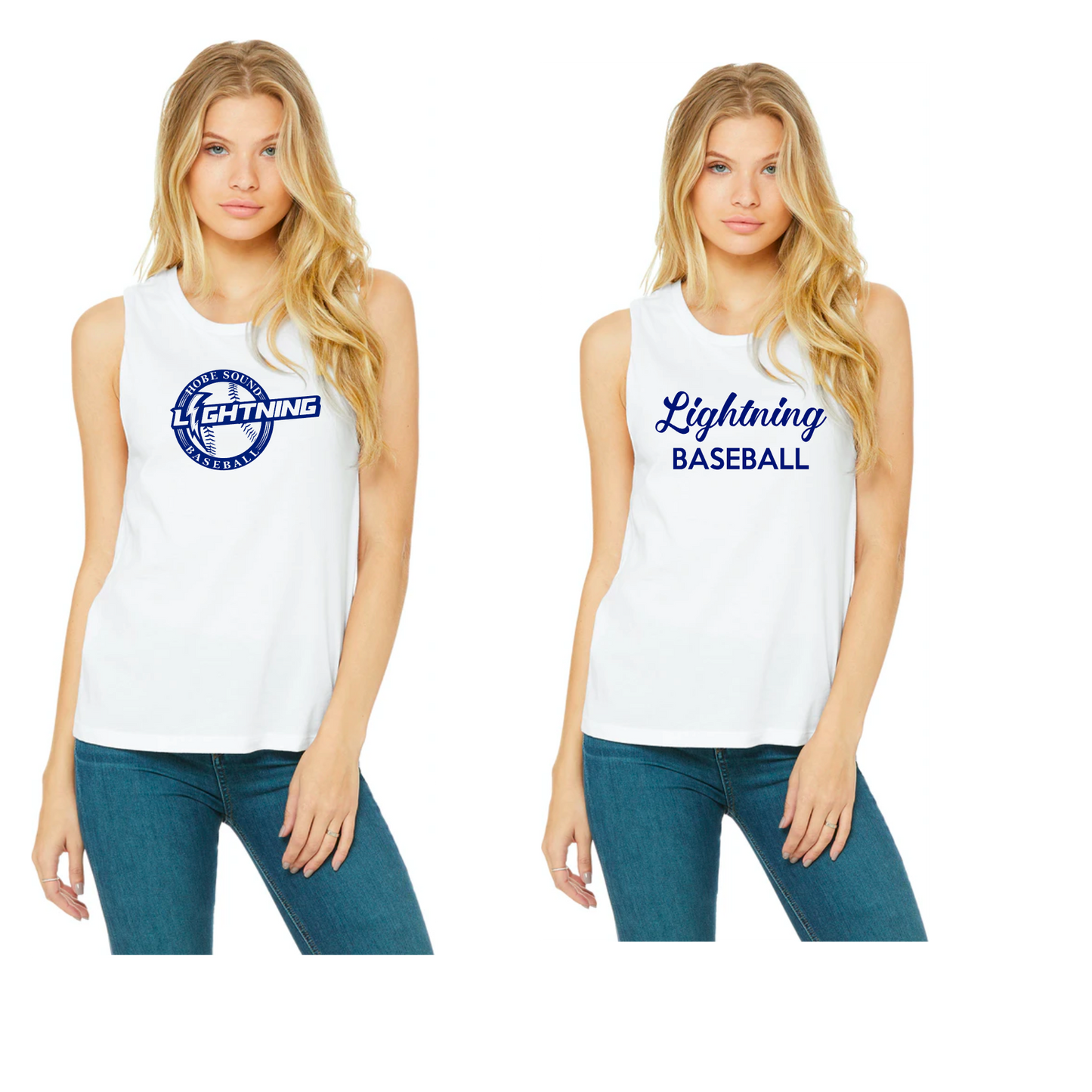 Lightning Women's Muscle Tank Top