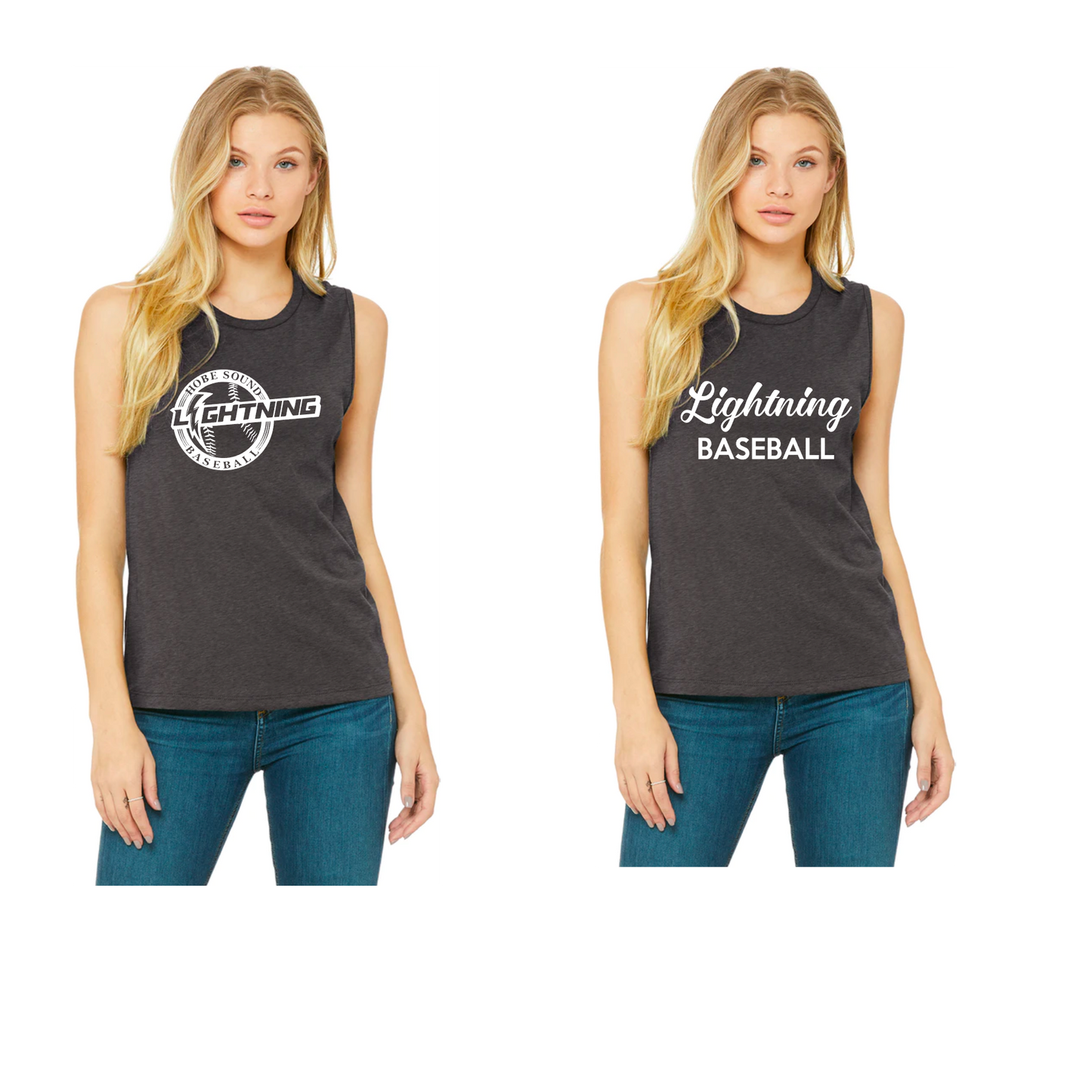 Lightning Women's Muscle Tank Top