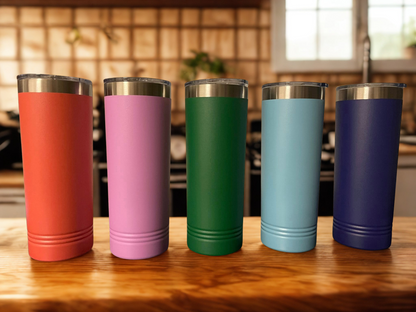 Custom Engraved Polar Camel 22oz Skinny Bottle – Limited Colors Available!