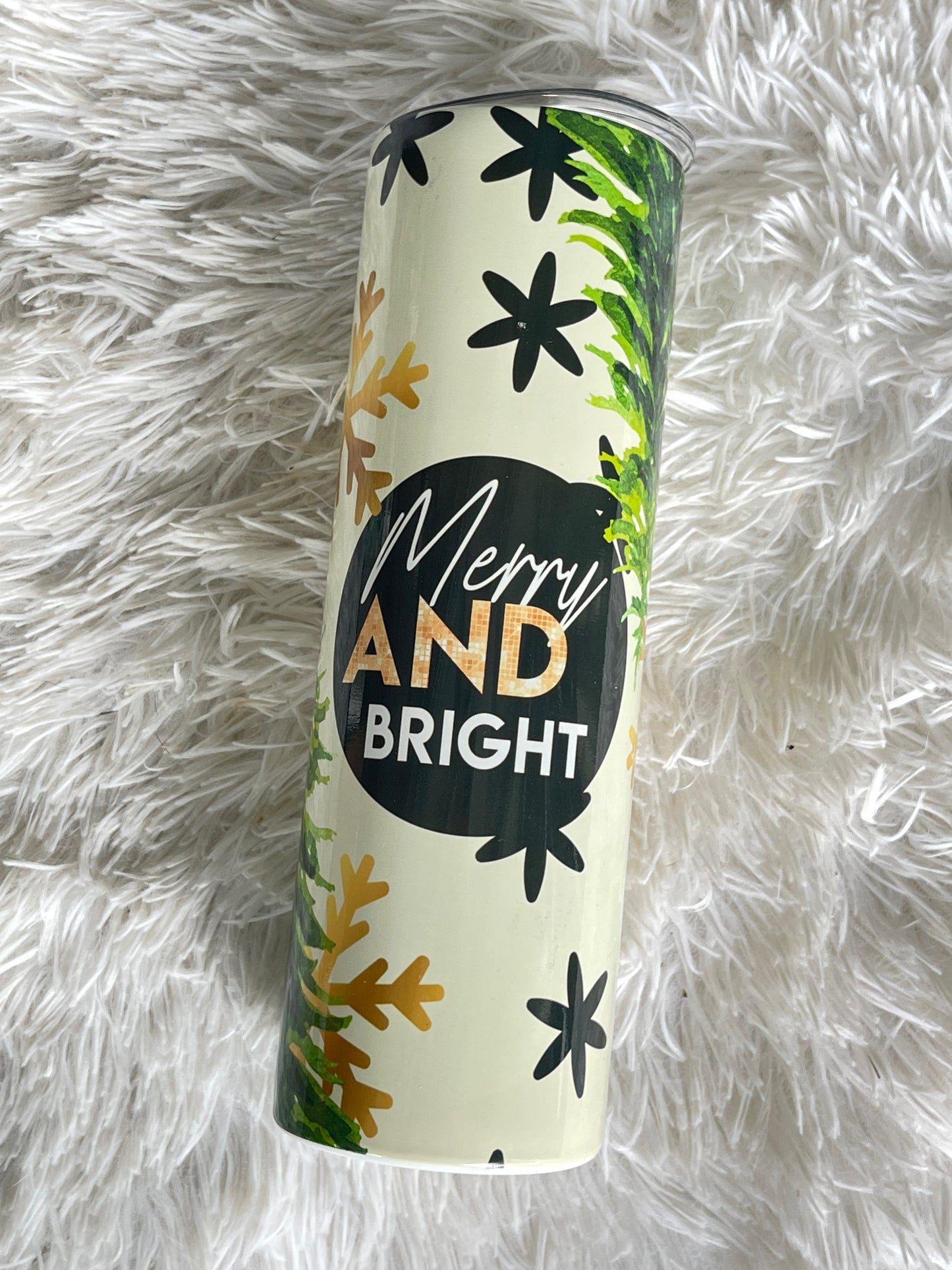 30oz Merry & Bright Stainless Steel Tumbler