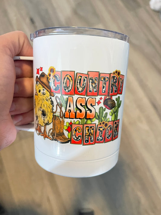 Stainless Steel Coffee Mug Country Ass Chick