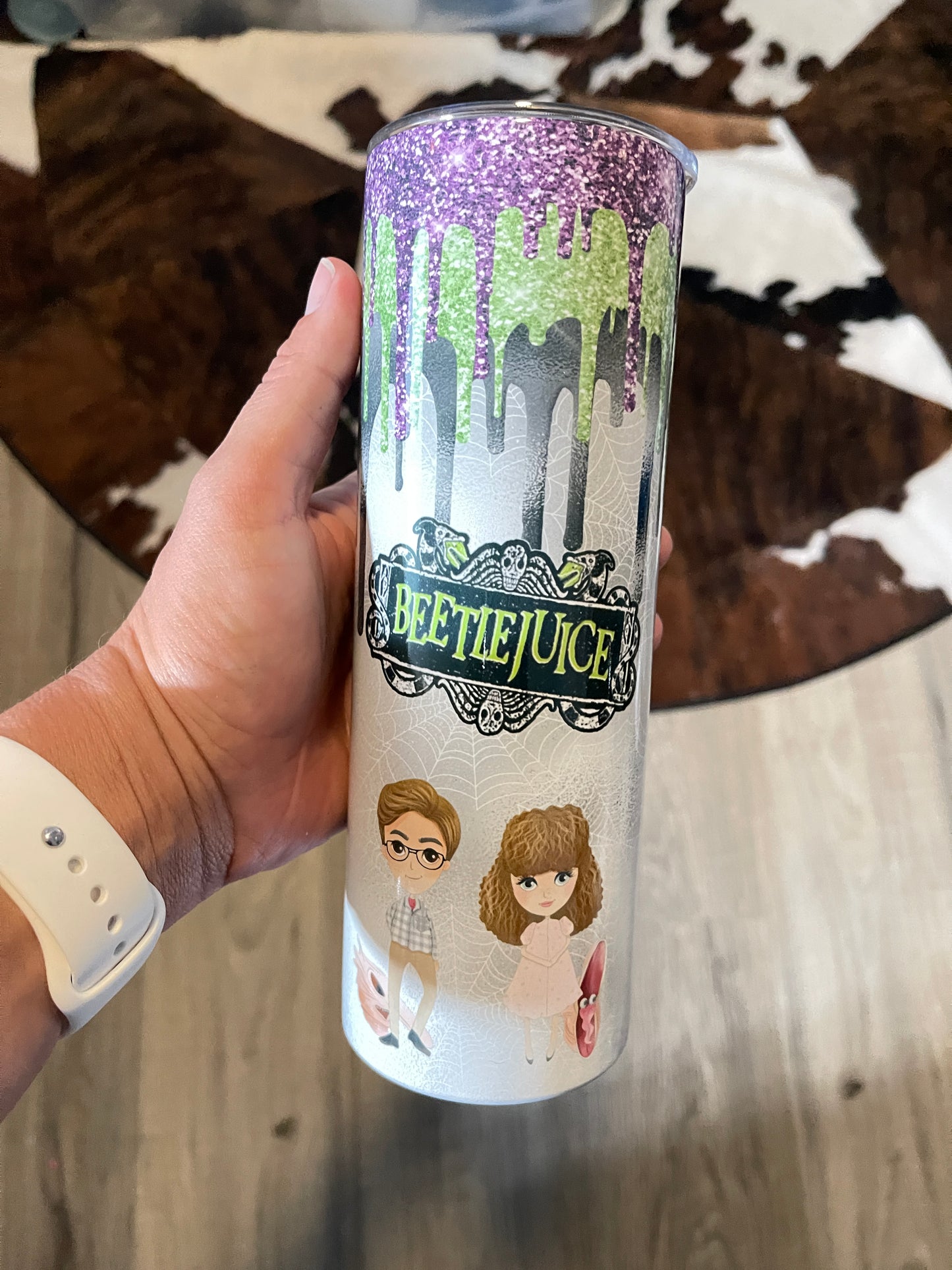 20oz Beetlejuice Chibi Stainless Tumbler