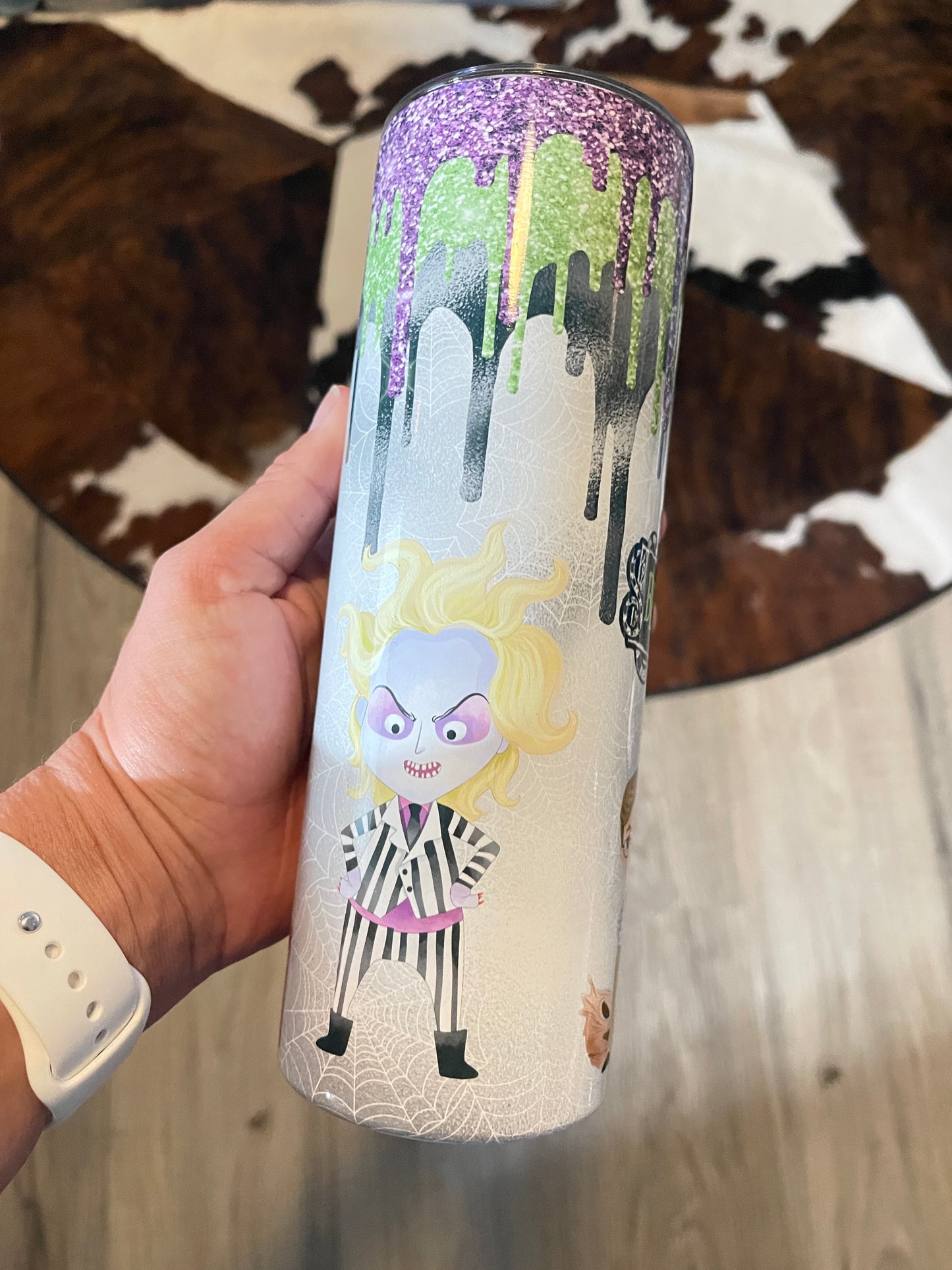 20oz Beetlejuice Chibi Stainless Tumbler