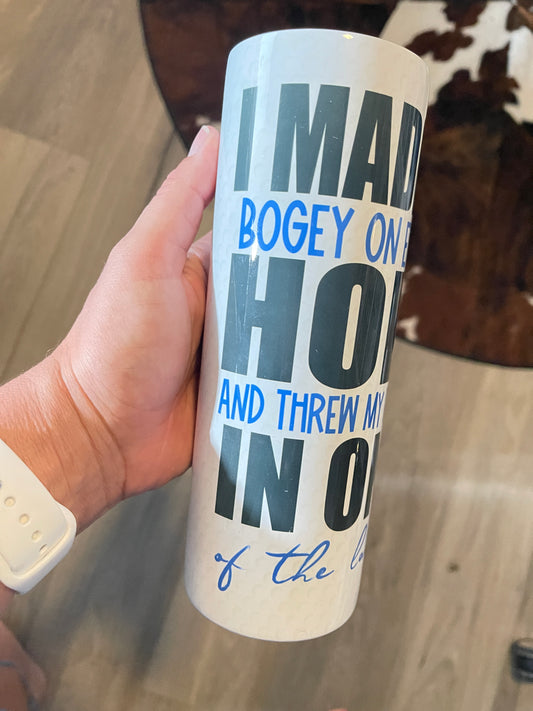 20oz Golf Stainless Tumbler