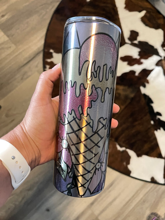 20oz Icecream Stainless Tumbler