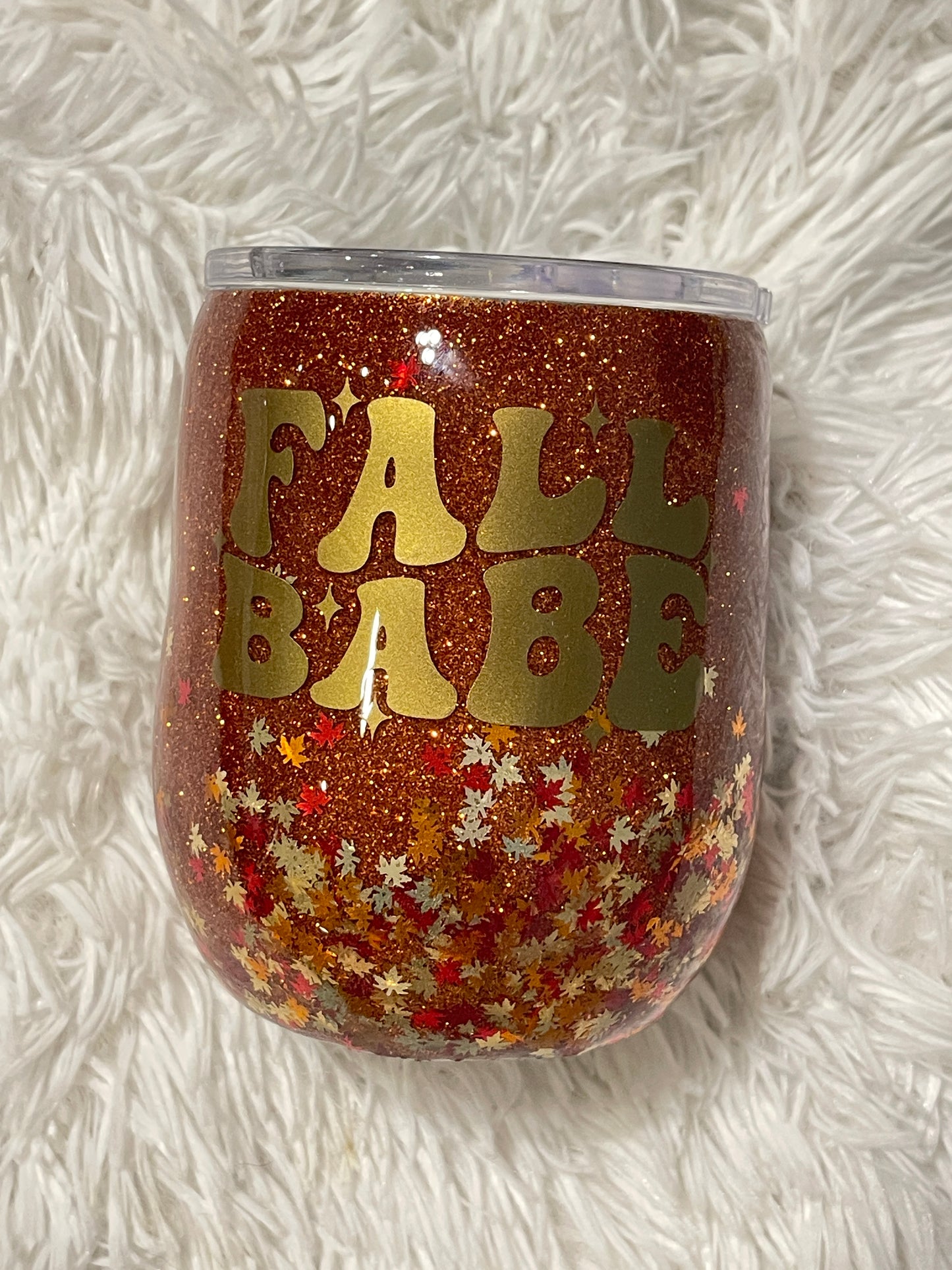 Stainless FALL BABE Stemless Wine Tumbler