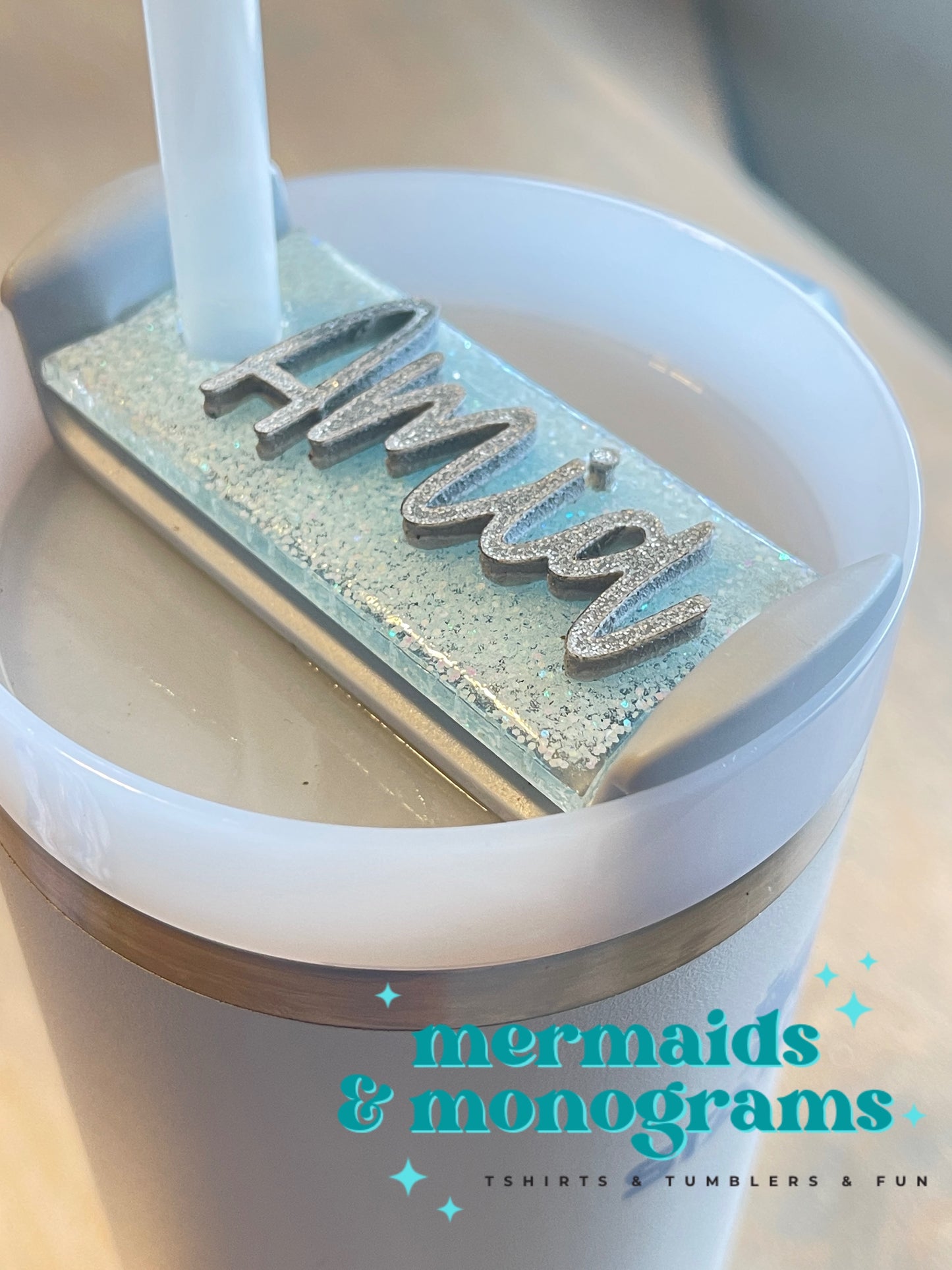 Acrylic Name Tag for Handled Tumblers 30oz or 40oz