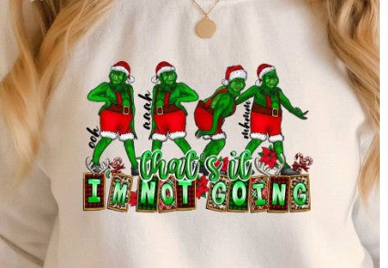 “Funny Grinch holiday sweatshirt for women – Christmas themed”