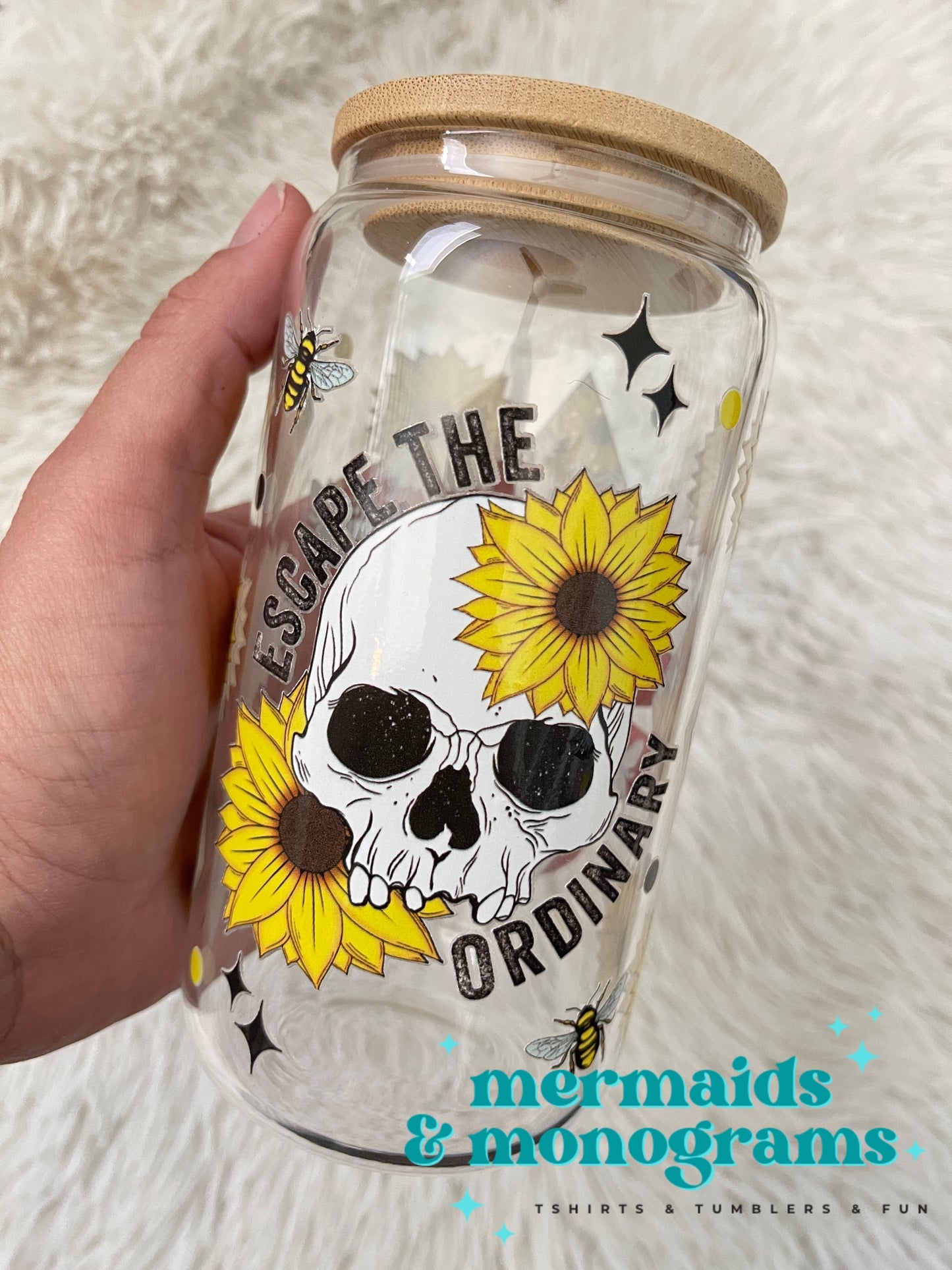 Escape the Ordinary Glass Can Tumbler