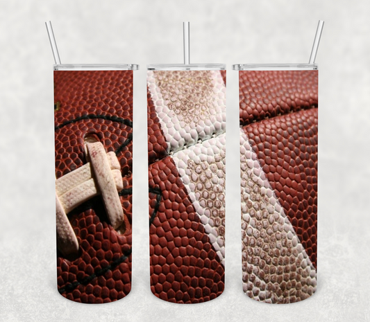 Football Stainless Steel Tumbler