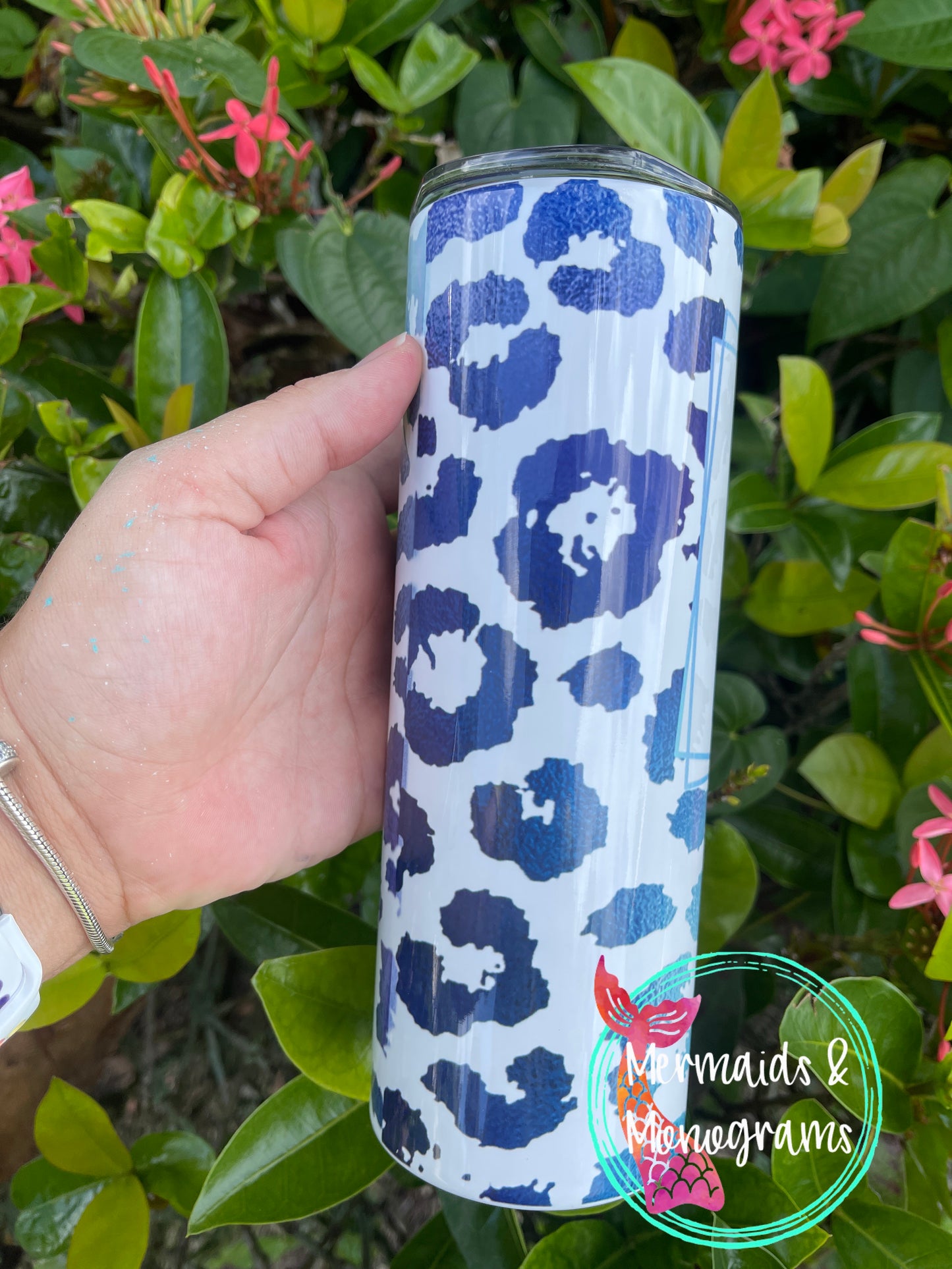 Leopard Print MAMA Stainless Steel Tumbler