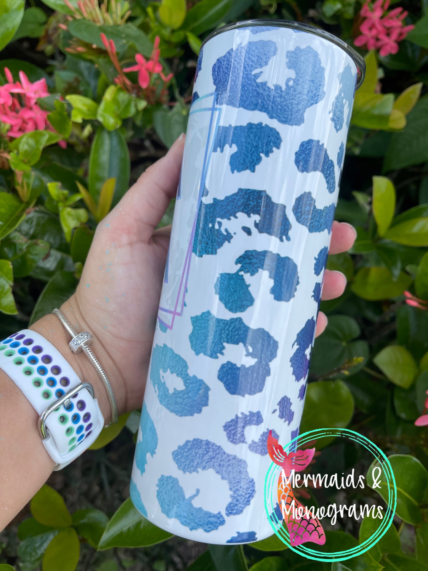 Leopard Print MAMA Stainless Steel Tumbler