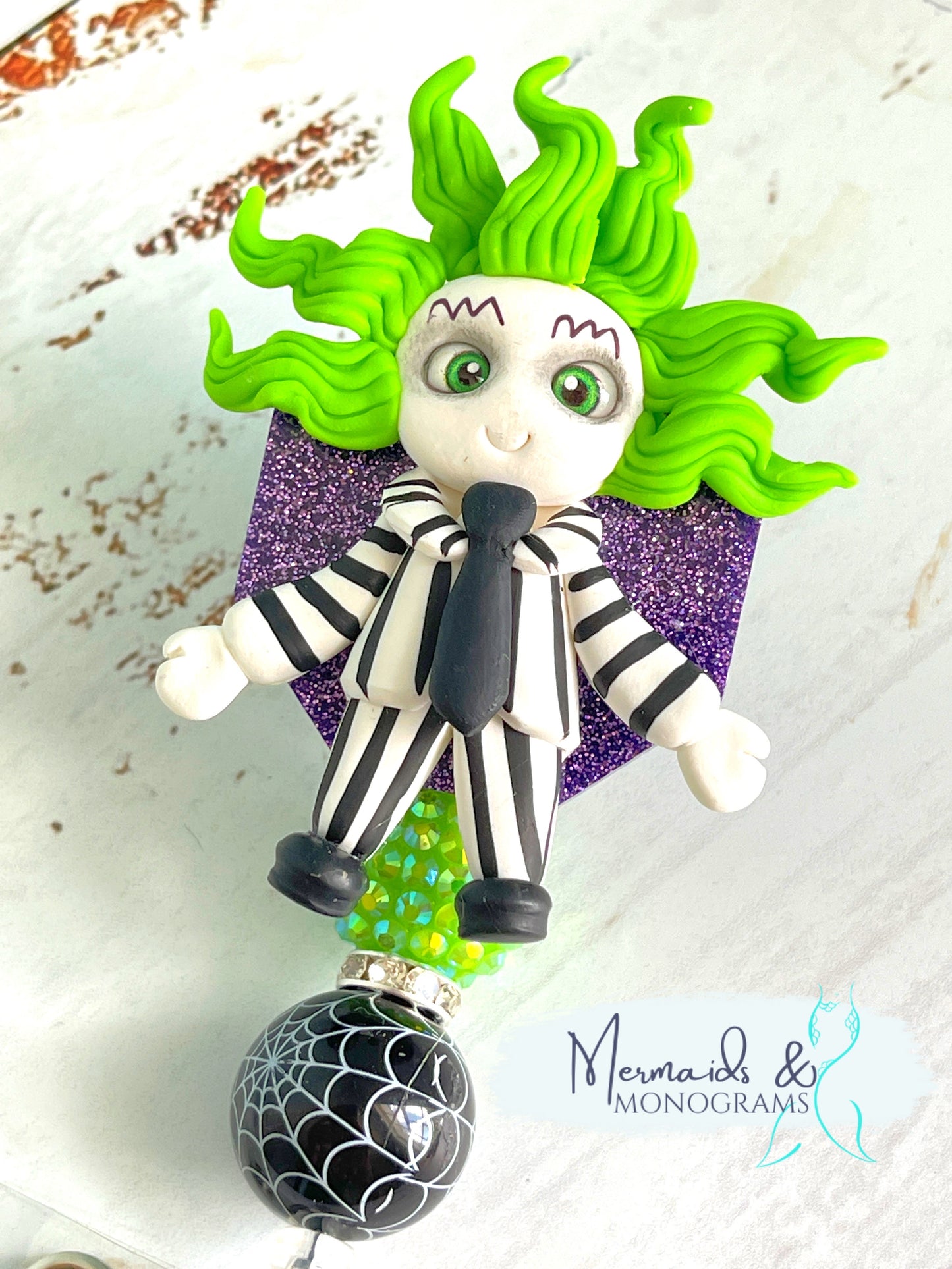 Beetlejuice Inspired Badge Reel