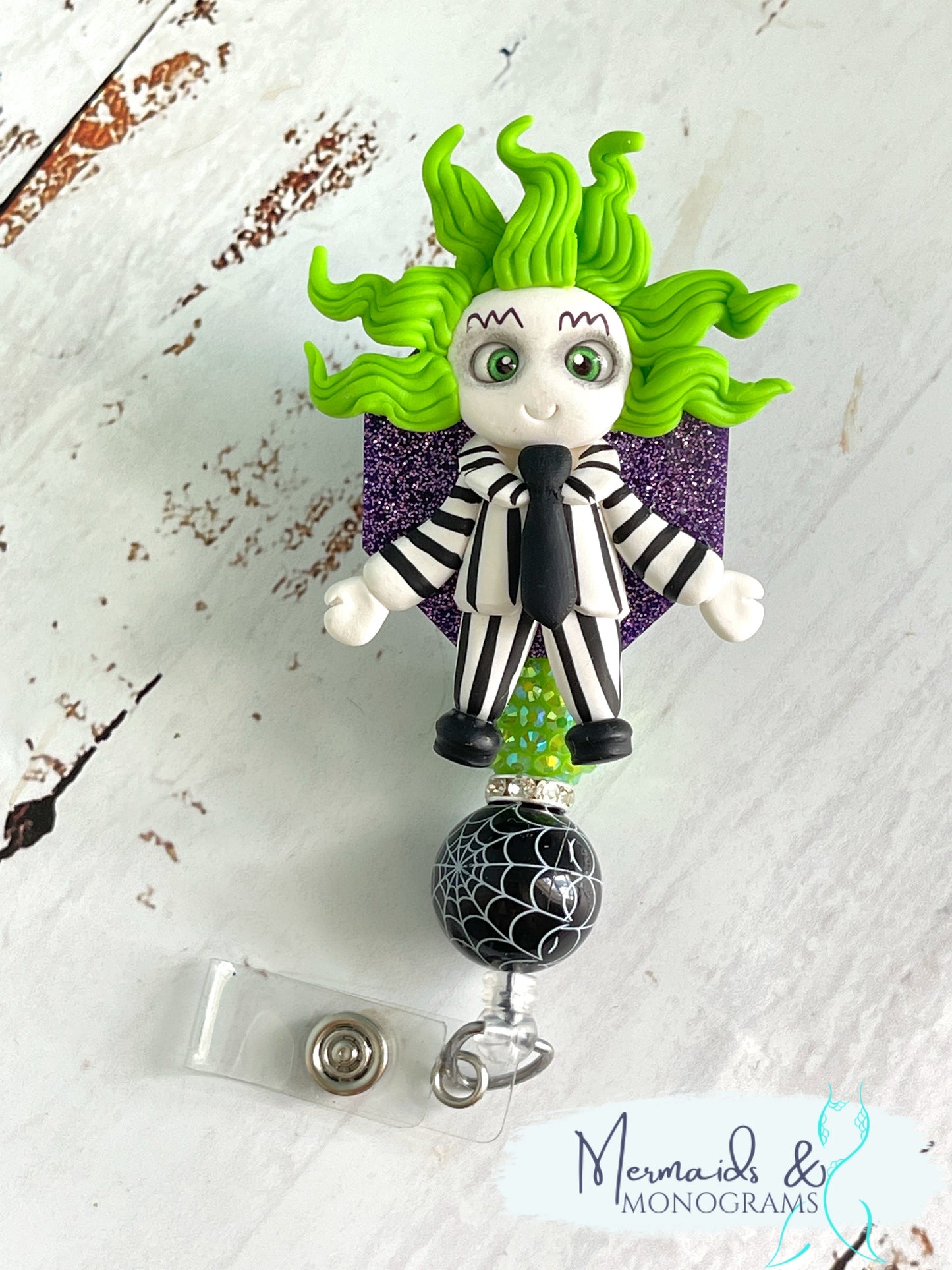 Beetlejuice Inspired Badge Reel