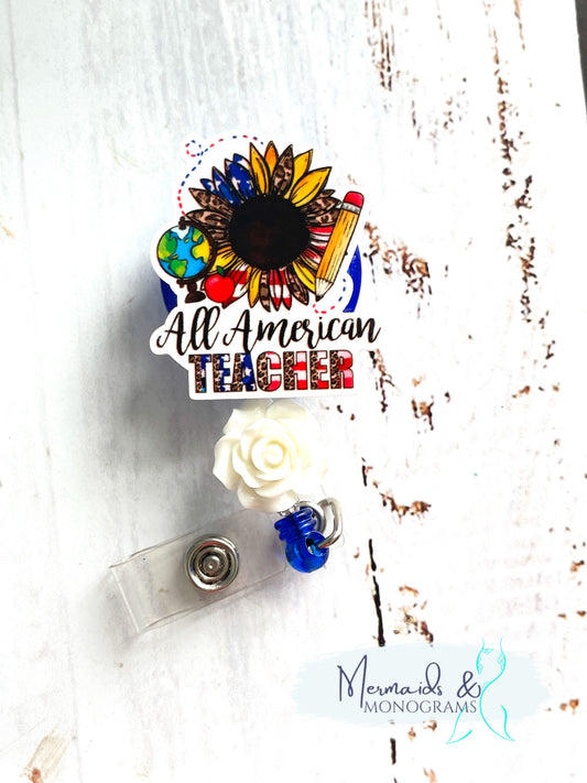 All American Teacher Badge Reel