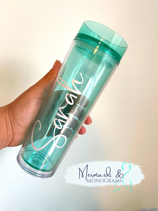 Skinny Acrylic 16oz Tumbler