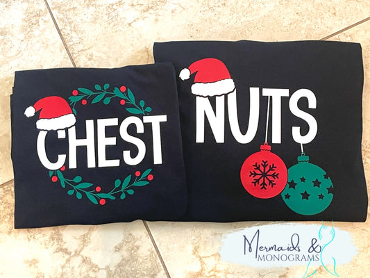 Chest Nuts Christmas T-Shirts