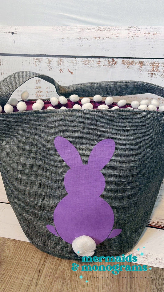 Personalized Canvas Easter Basket