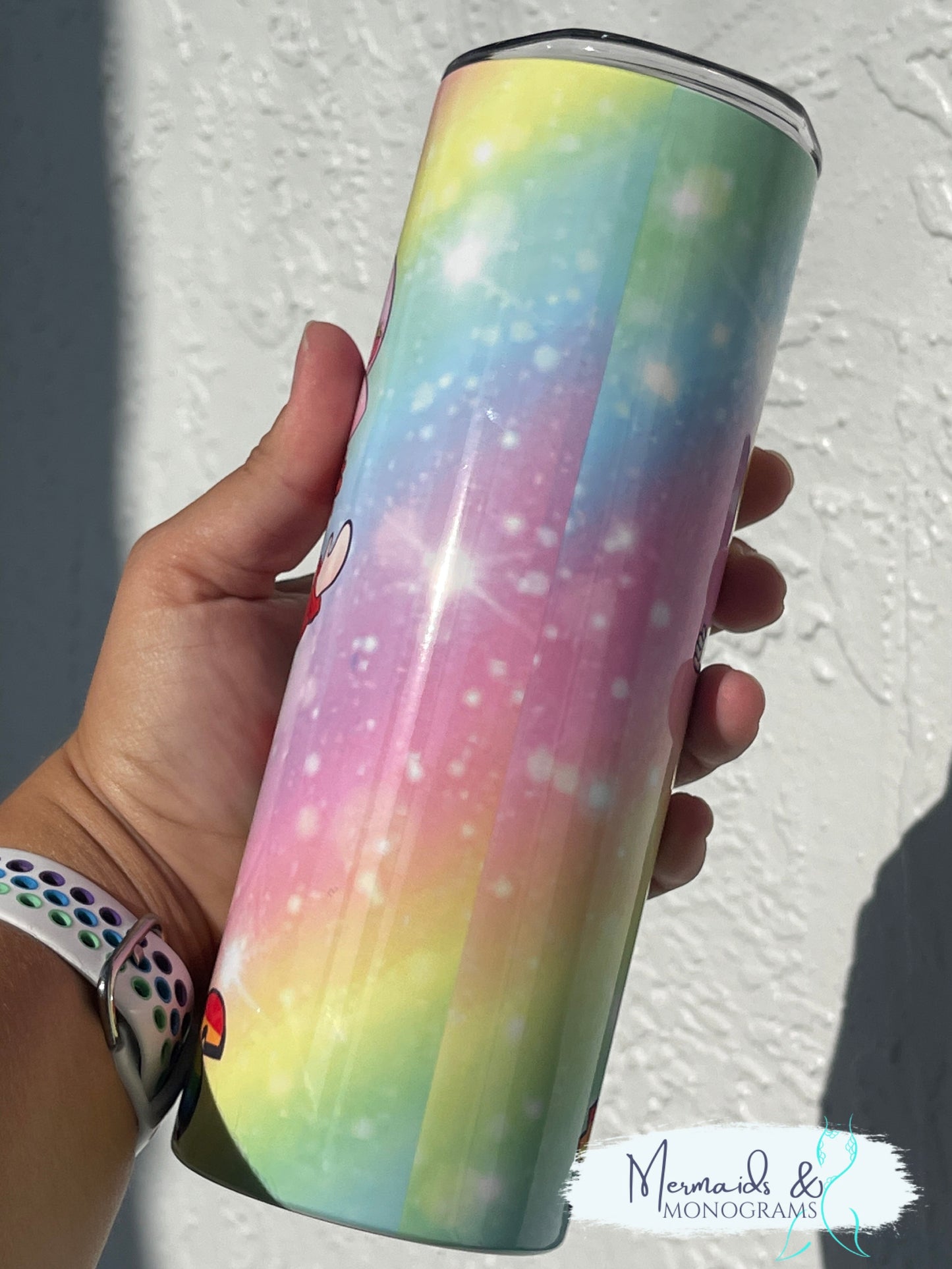 Rainbow Brite and Strawberry Shortcake Besties Stainless Tumbler