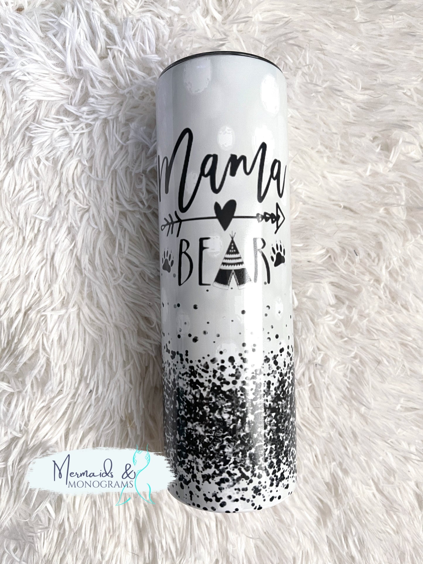 Mama Bear Stainless Steel Tumbler Mothers Day