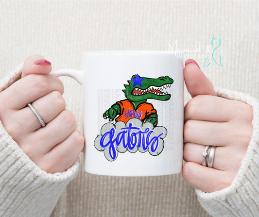 Preppy UF Florida Gators Football Coffee Mug