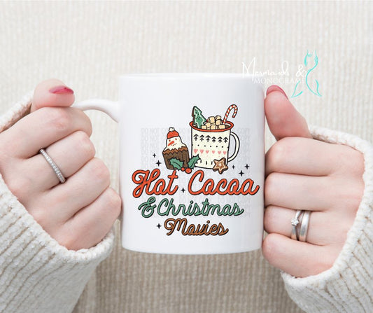 Hot Cocoa and Christmas Movies Coffee Mug