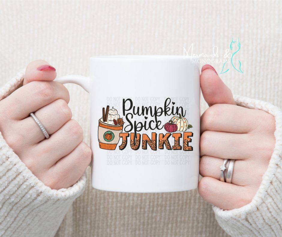 Pumpkin Spice Junkie Coffee Mug