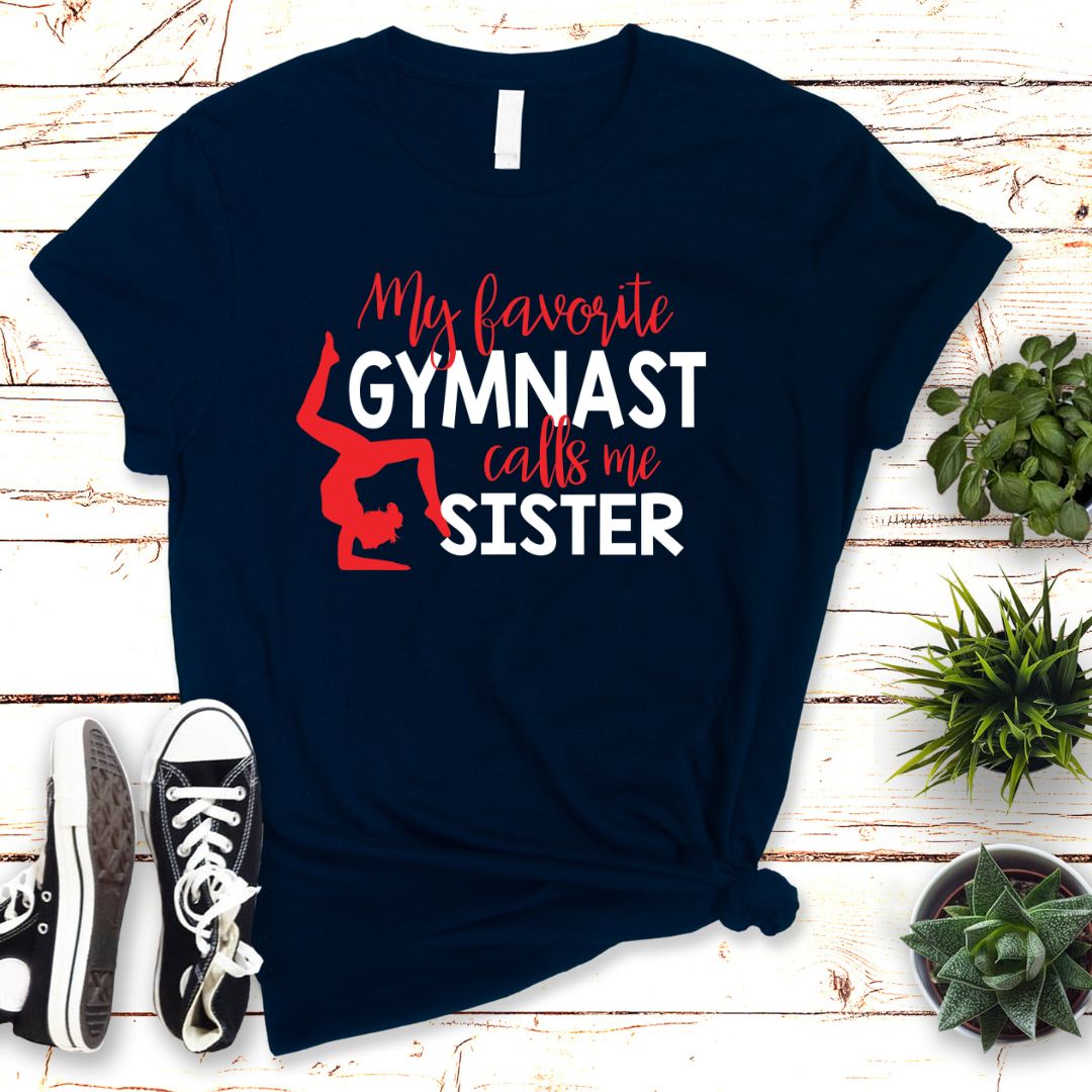 My Favorite Gymnast Sibling Tshirt