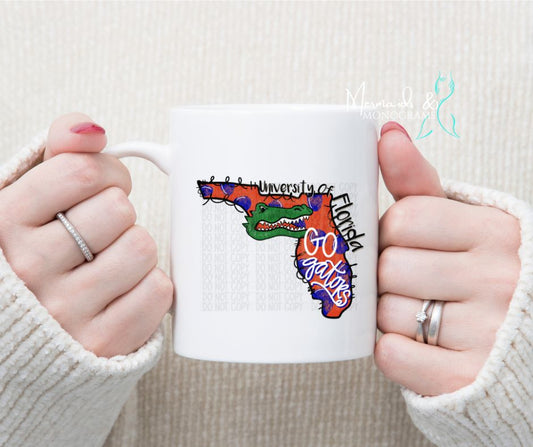 UF State University of Florida Gators Football Coffee Mug