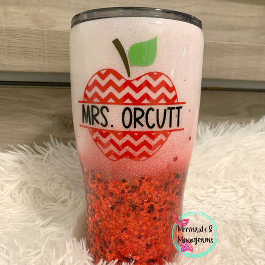 Apple Chevron Tumbler