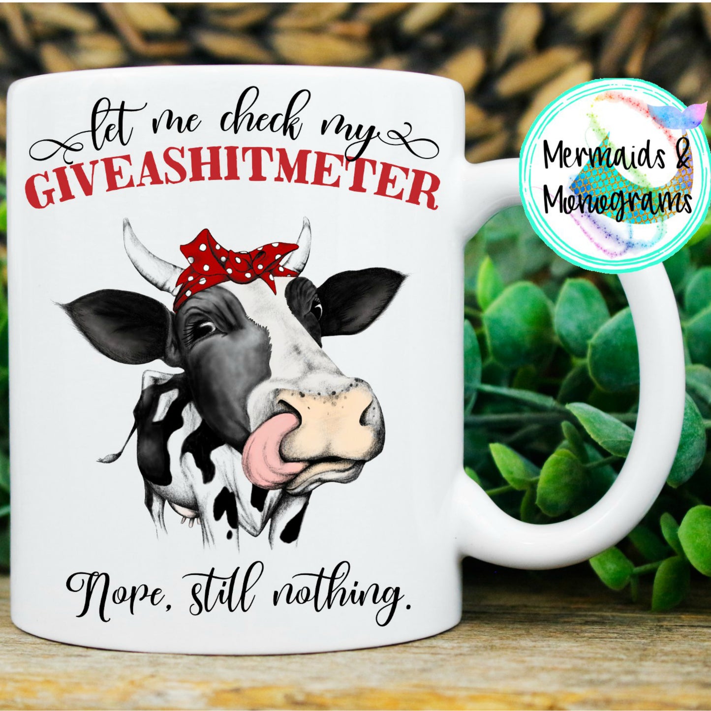 Cow Meter Coffee Mug