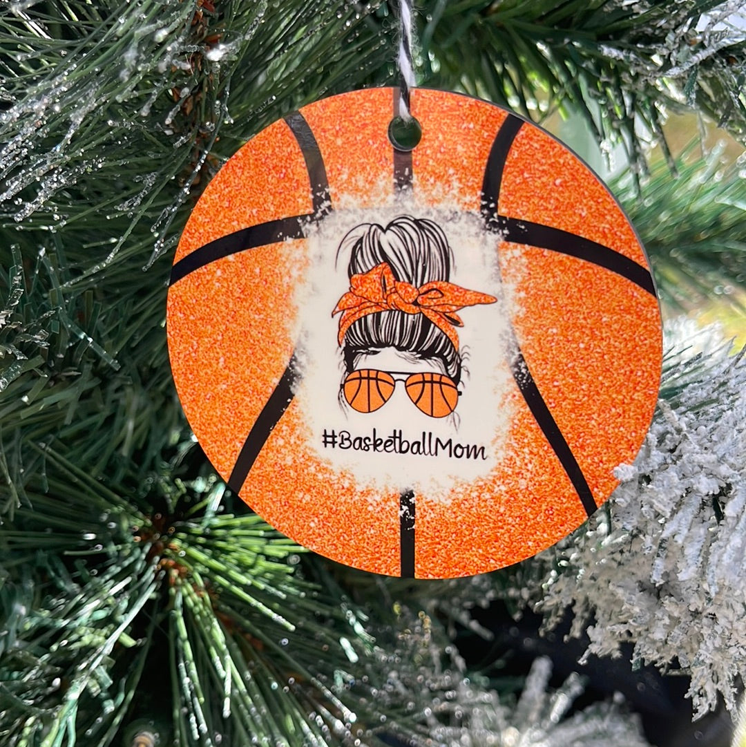 Sports Mom Life Ornaments