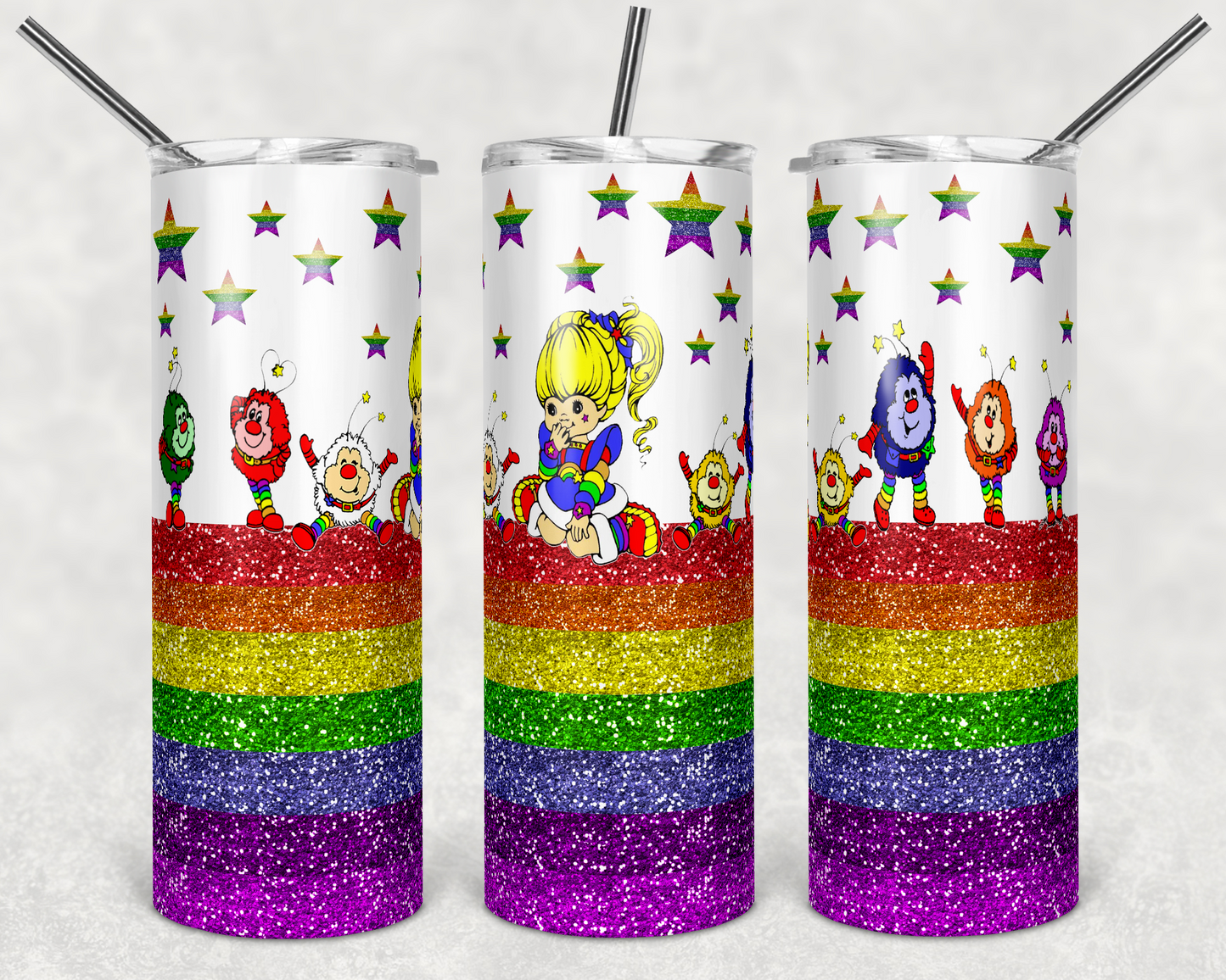 Rainbow Brite Stainless Steel Tumbler